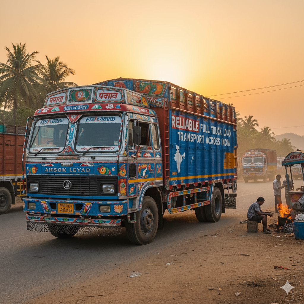 FTL Logistics Services – Reliable Full Truck Load Transport Across India